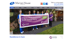 Desktop Screenshot of marianhouse.co.uk