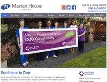 Tablet Screenshot of marianhouse.co.uk